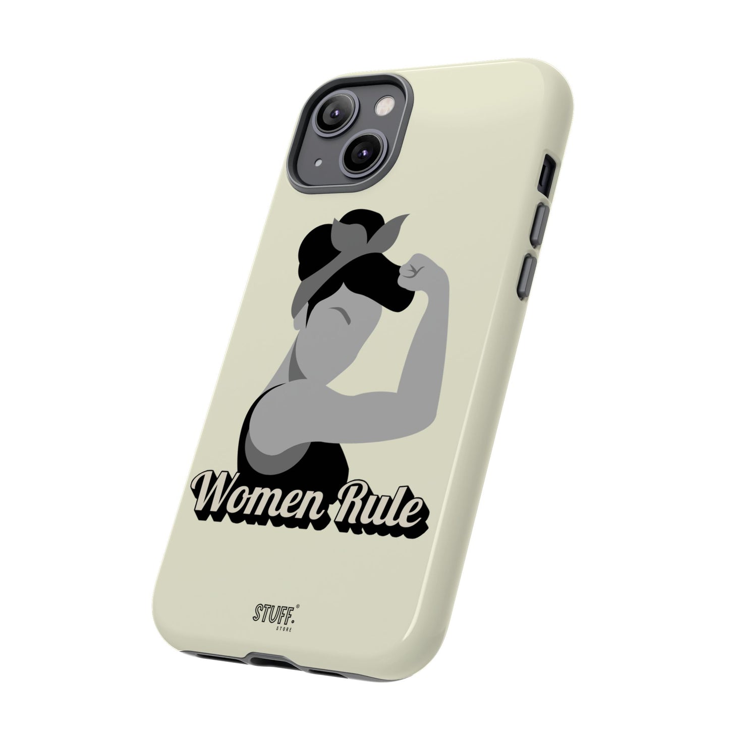Women Rule Case | Coque résistante double protection avec Design Féministe inspirant