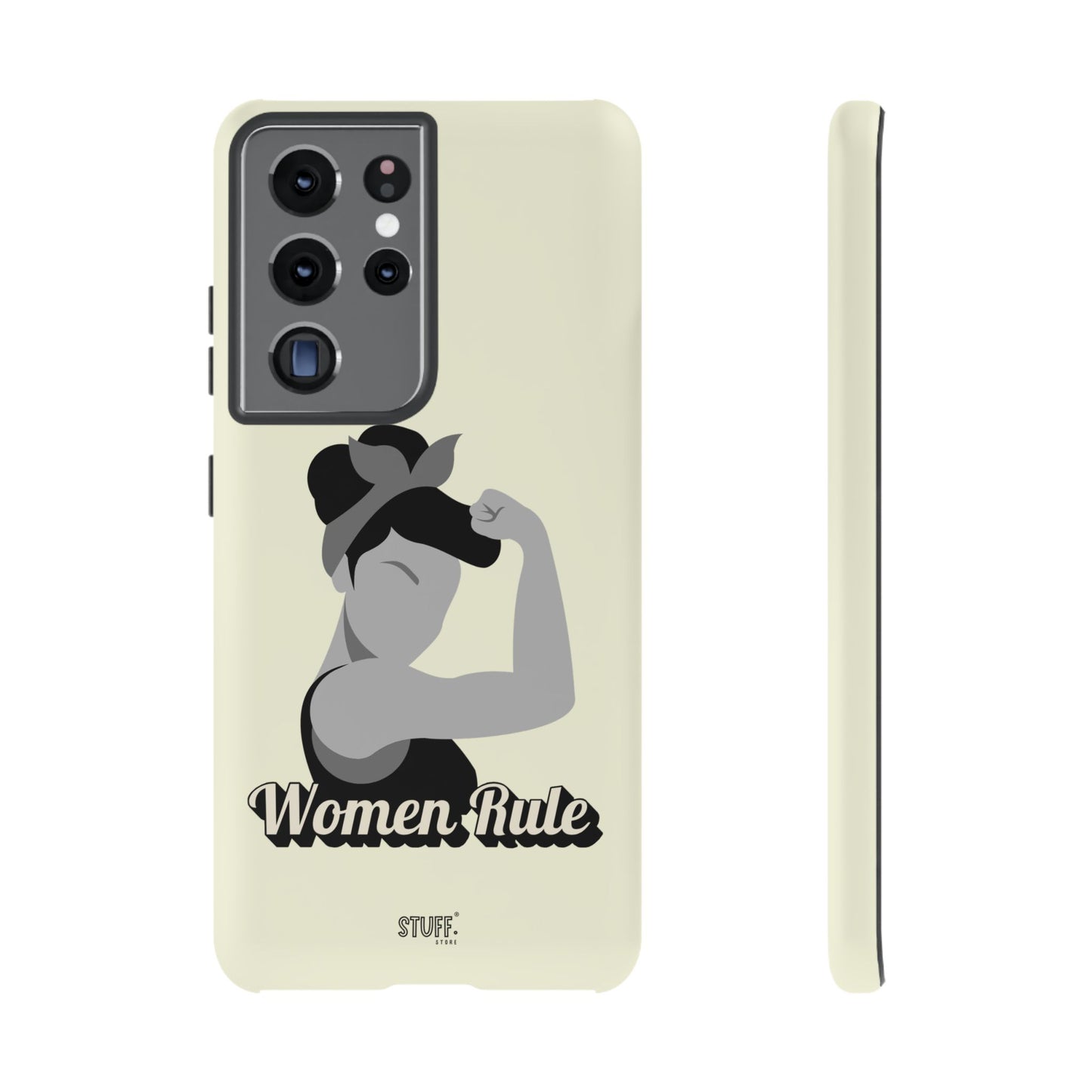 Women Rule Case | Coque résistante double protection avec Design Féministe inspirant
