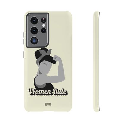 Women Rule Case | Coque résistante double protection avec Design Féministe inspirant