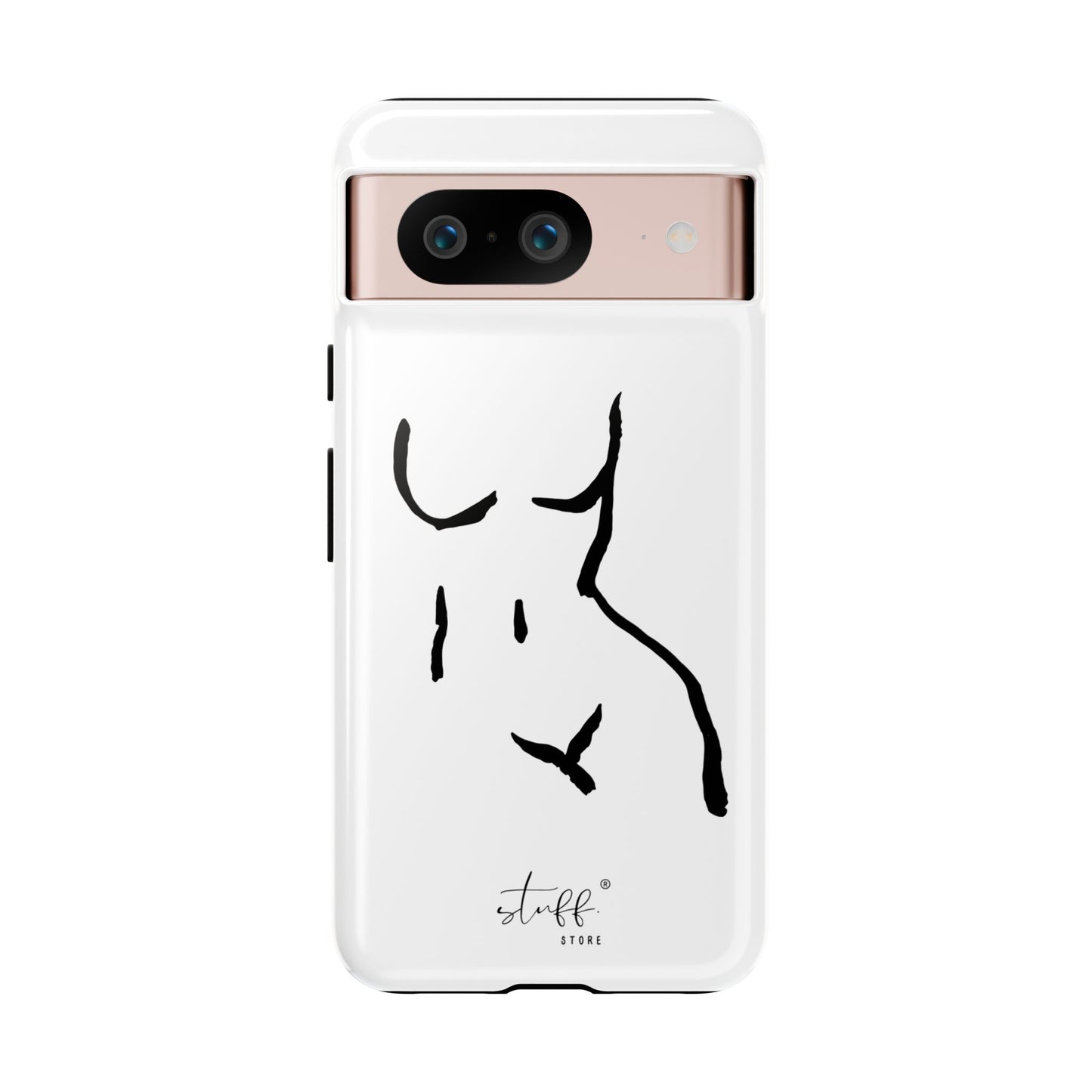The Curve Case | Resistant double protection shell with Minimalist Design by Women