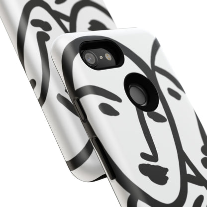 Les Trois Visages | Coque résistante double protection — inspiration Matisse