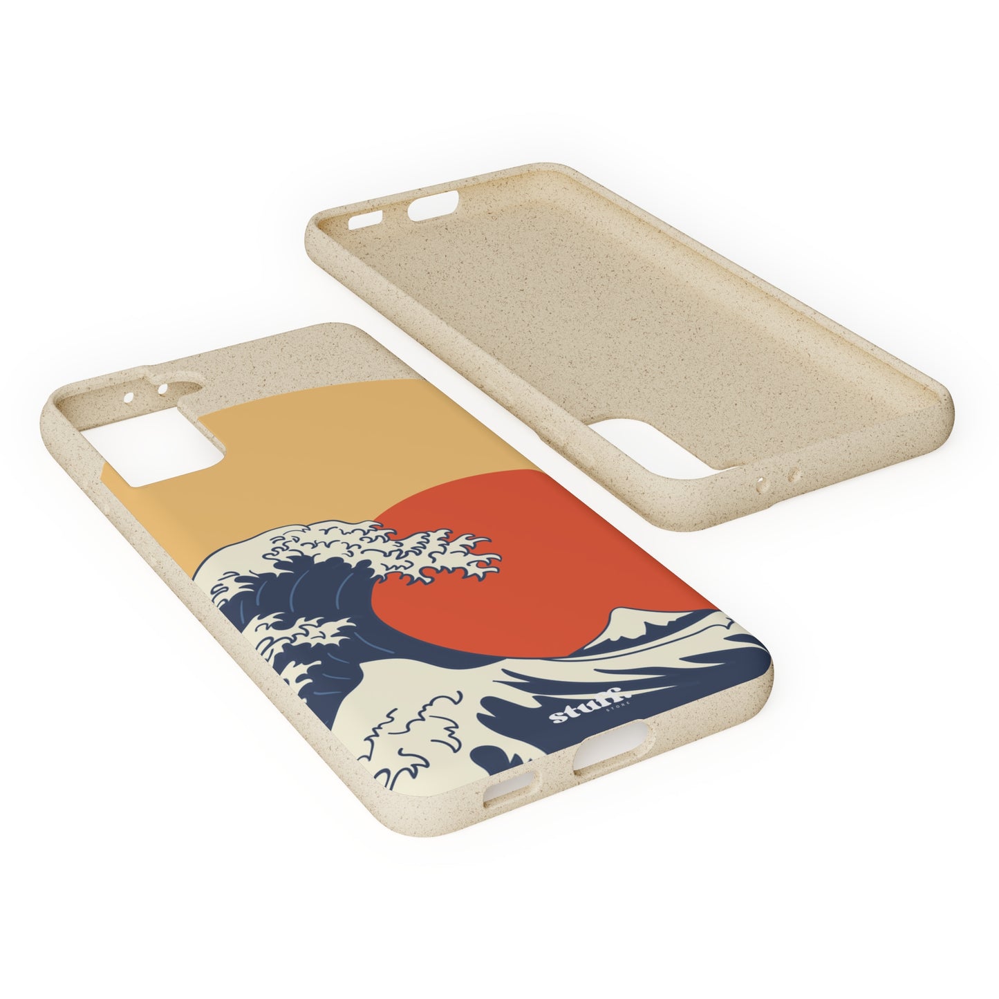 La Grande Vague | biodegradable shell in bamboo and bioplastic - inspired by Japanese art