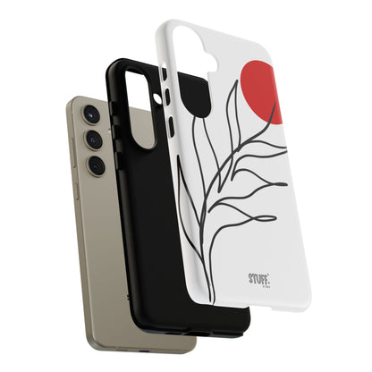 Red Sun Case | Coque résistante double protection avec Design Minimaliste
