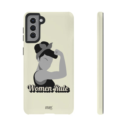 Women Rule Case | Coque résistante double protection avec Design Féministe inspirant