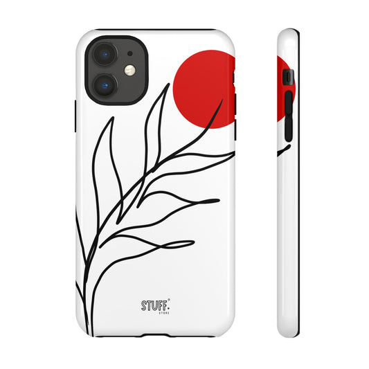 Red Sun Case | Coque résistante double protection avec Design Minimaliste