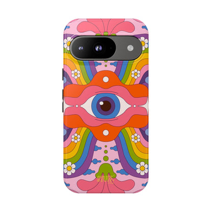 Psych Case | Coque résistante double protection avec Design Psychédélique coloré