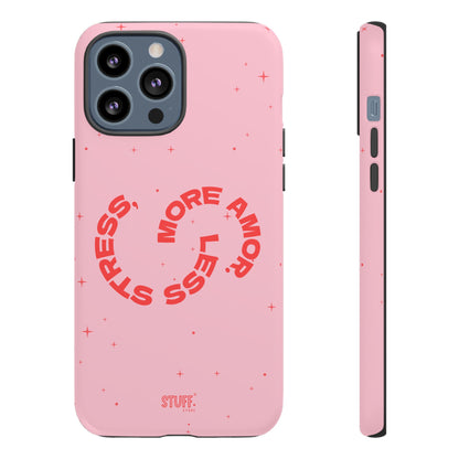 More Amor Case | Coque résistante double protection avec phrase Bienveillante