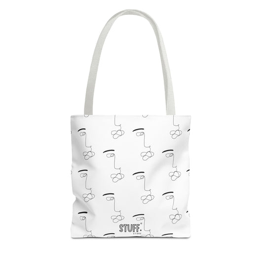 He’s Art Tote Bag | Sac cabas résistant et durable avec design one-line