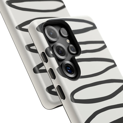 Loopy Case | Coque résistante double protection - Motif cercles abstraits