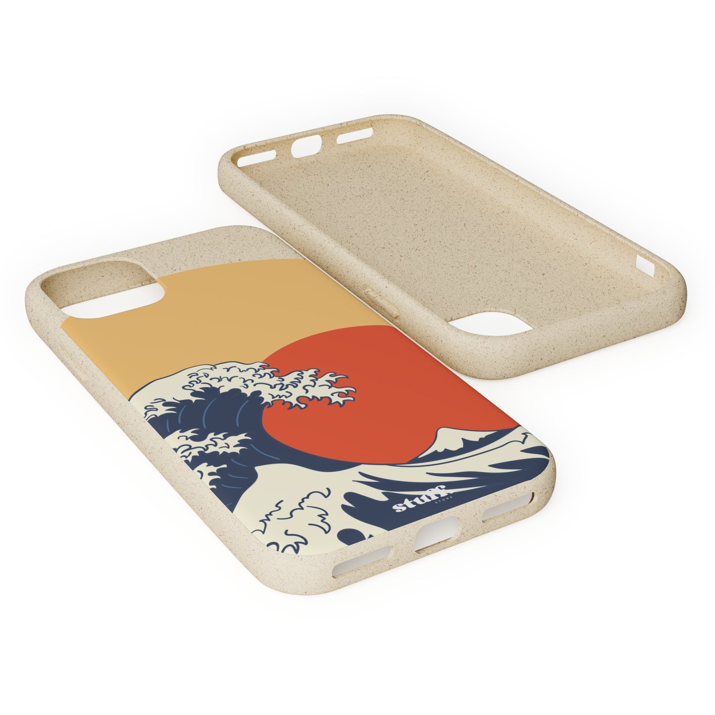 La Grande Vague | biodegradable shell in bamboo and bioplastic - inspired by Japanese art