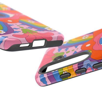 Psych Case | Coque résistante double protection avec Design Psychédélique coloré