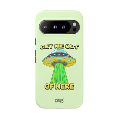 Get Me Out of Here | Coque résistante anti-choc — Vert Menthe