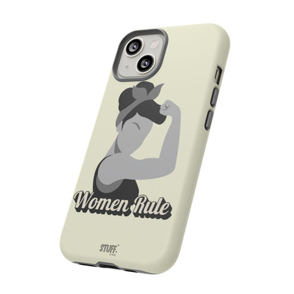 Women Rule Case | Coque résistante double protection avec Design Féministe inspirant
