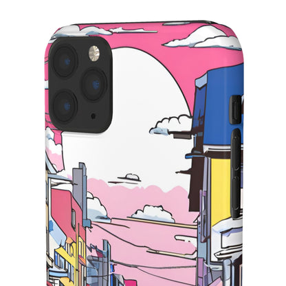 Pop Art Sunset | Coque snap légère et résistante inspiration Lichtenstein