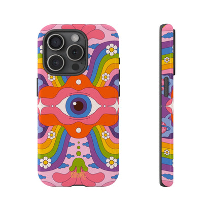 Psych Case | Coque résistante double protection avec Design Psychédélique coloré