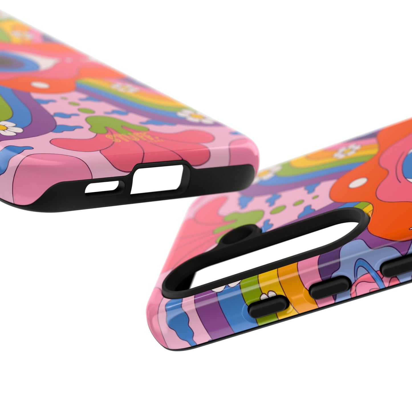 Psych Case | Coque résistante double protection avec Design Psychédélique coloré