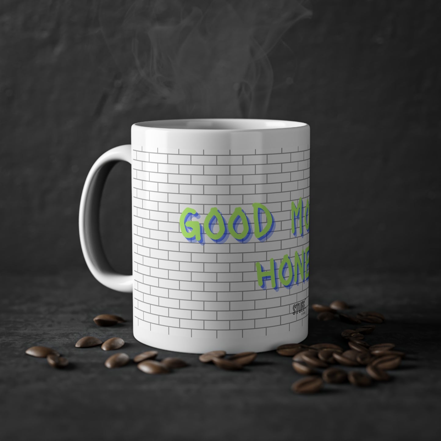 Good Morning Cup | Mug en céramique style graffiti – 330ml