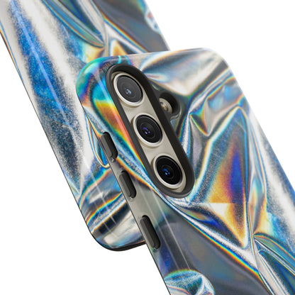Metallic Case | Coque résistante double protection anti-choc - Effet Métallique