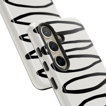 Loopy Case | Coque résistante double protection - Motif cercles abstraits