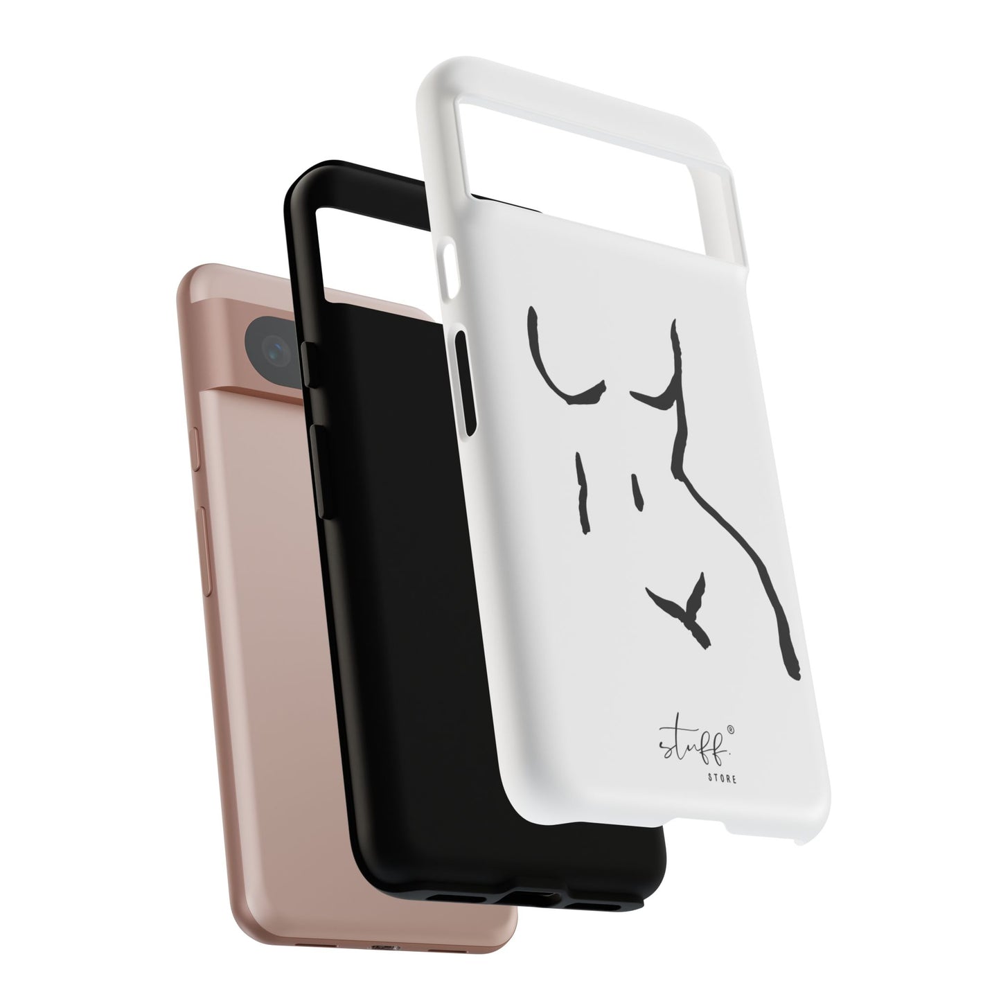 The Curve Case | Resistant double protection shell with Minimalist Design by Women