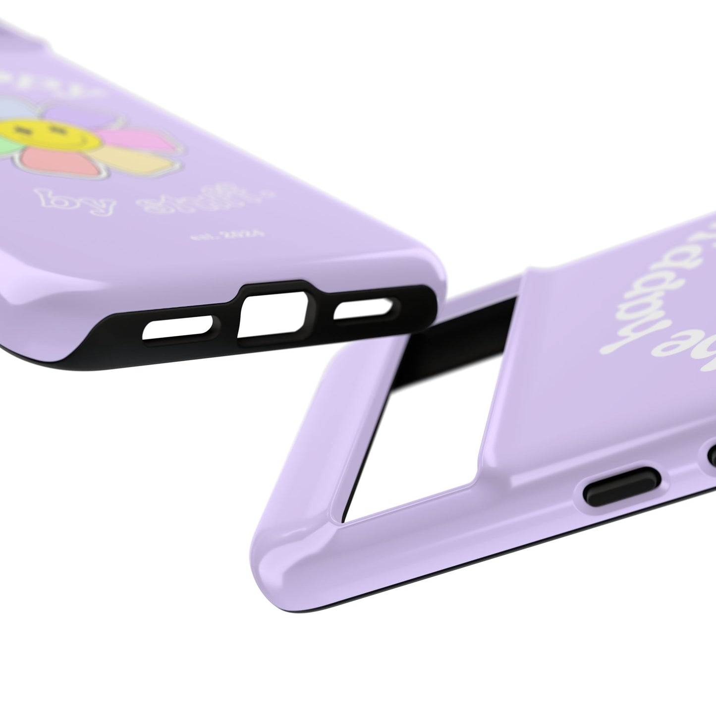 Be Happy Case | Coque résistante double protection avec Design Fleur Colorée
