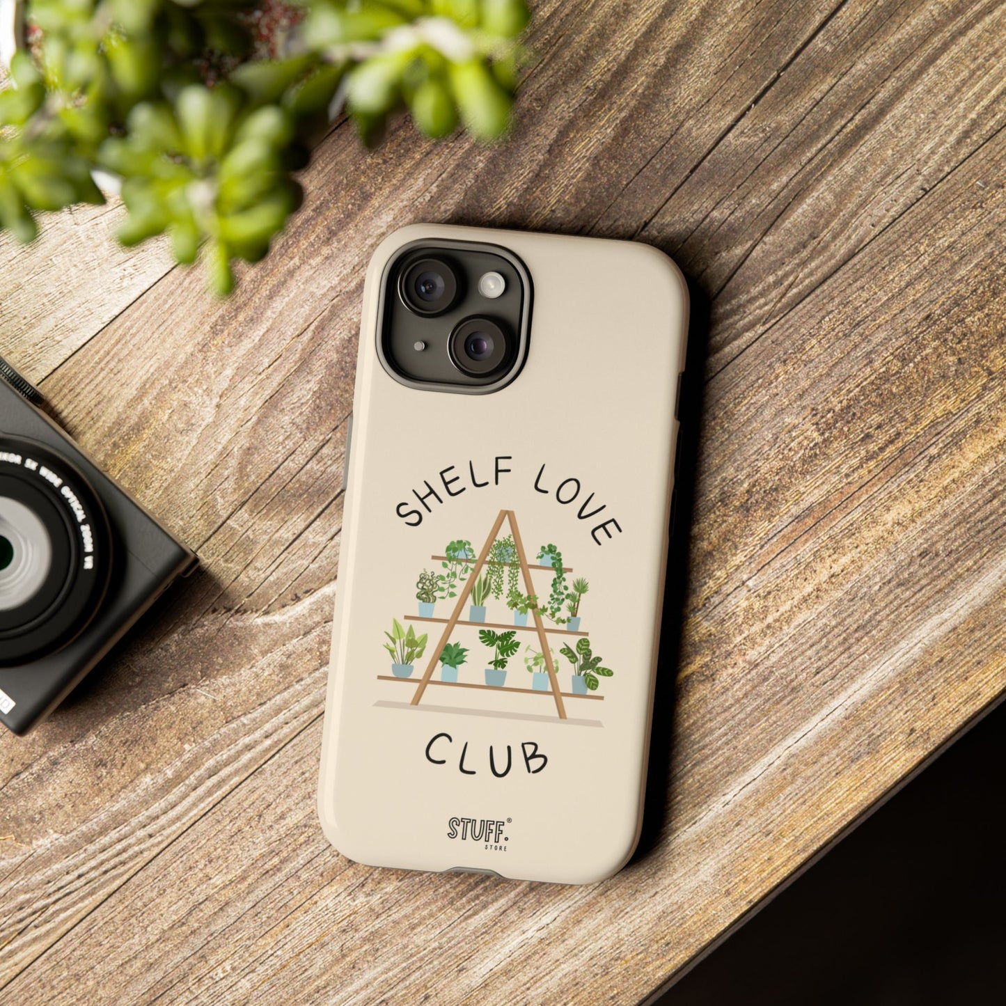 Shelf Love Club – Coque résistante à double protection | Parfaite pour les amoureux des plantes