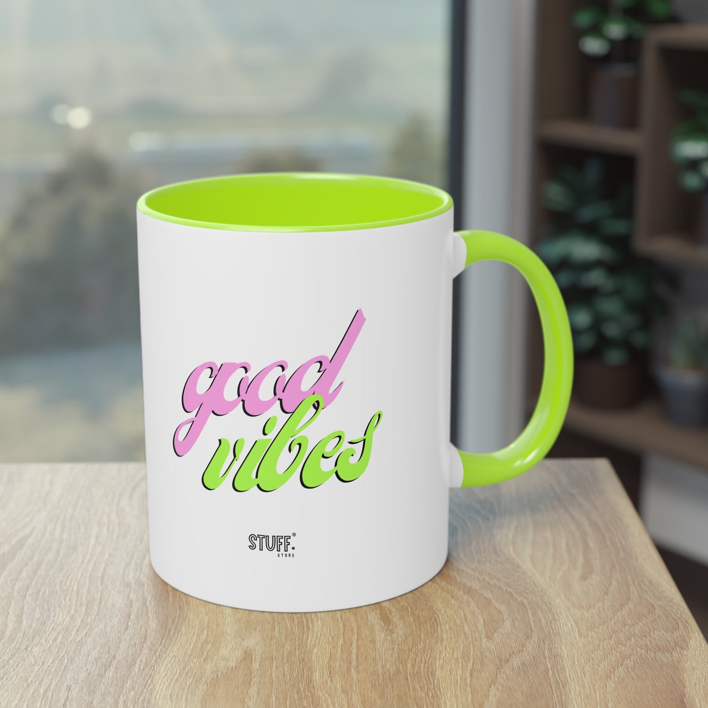 Good Vibes Cup | Mug bicolore en céramique - 330ml