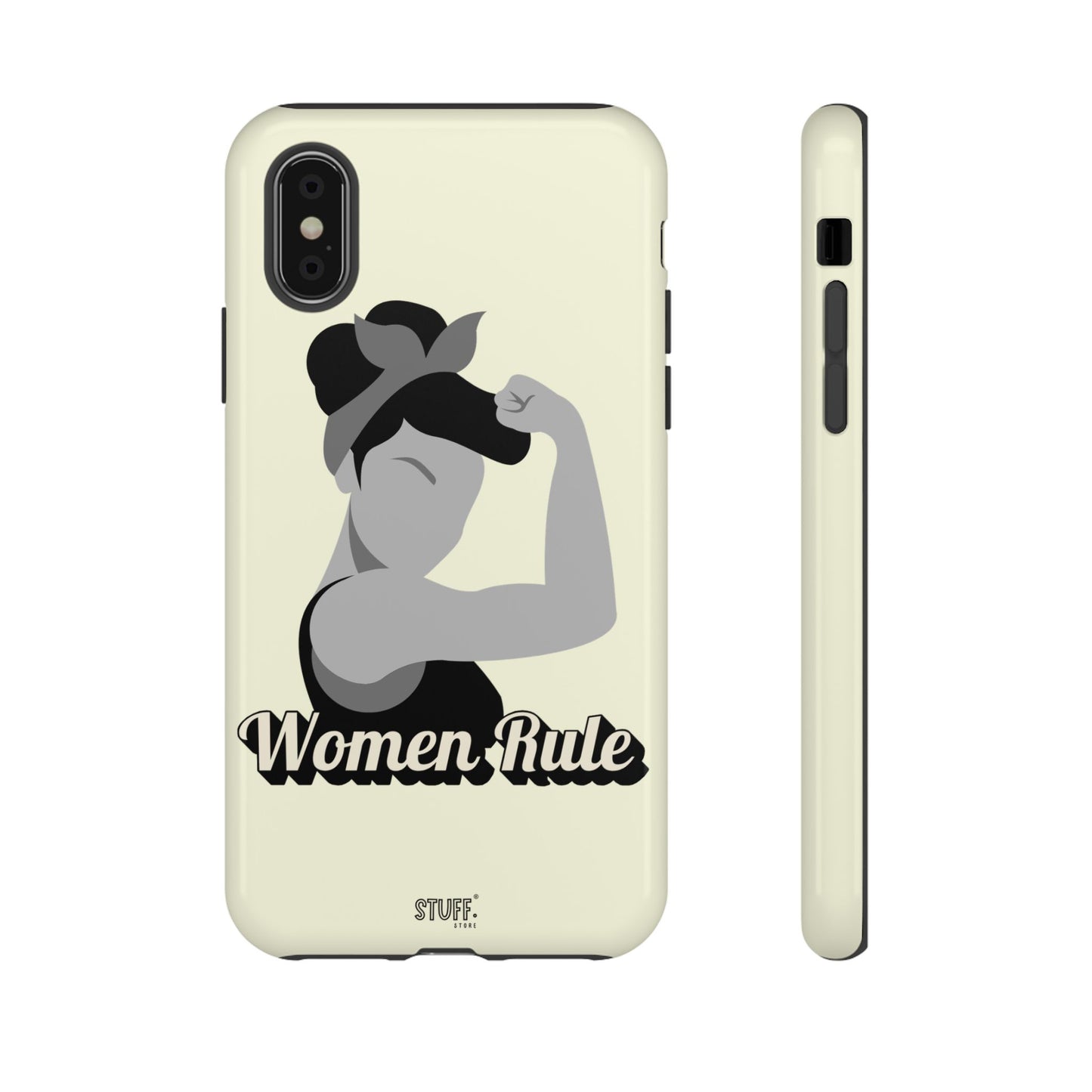 Women Rule Case | Coque résistante double protection avec Design Féministe inspirant
