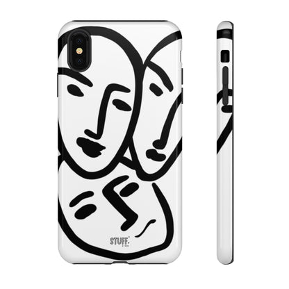 Les Trois Visages | Coque résistante double protection — inspiration Matisse
