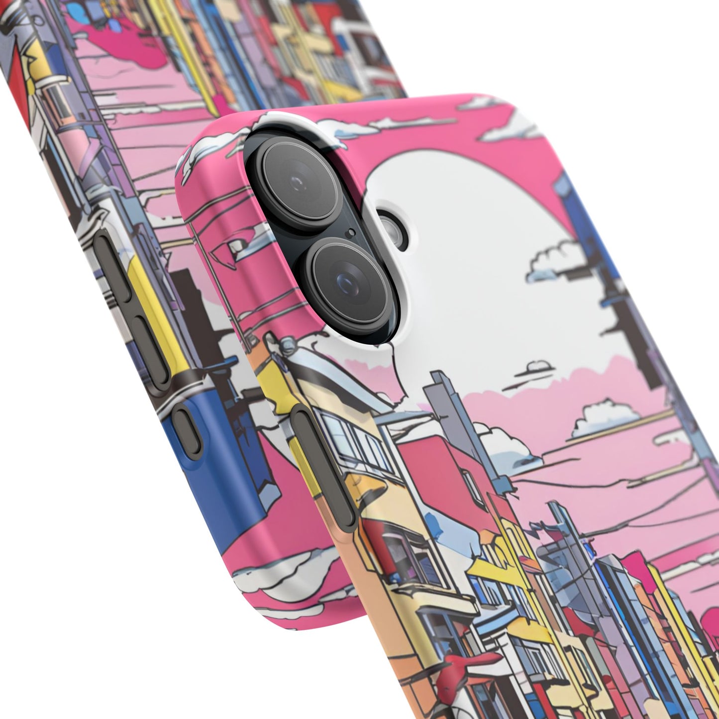 Pop Art Sunset | Coque snap légère et résistante inspiration Lichtenstein