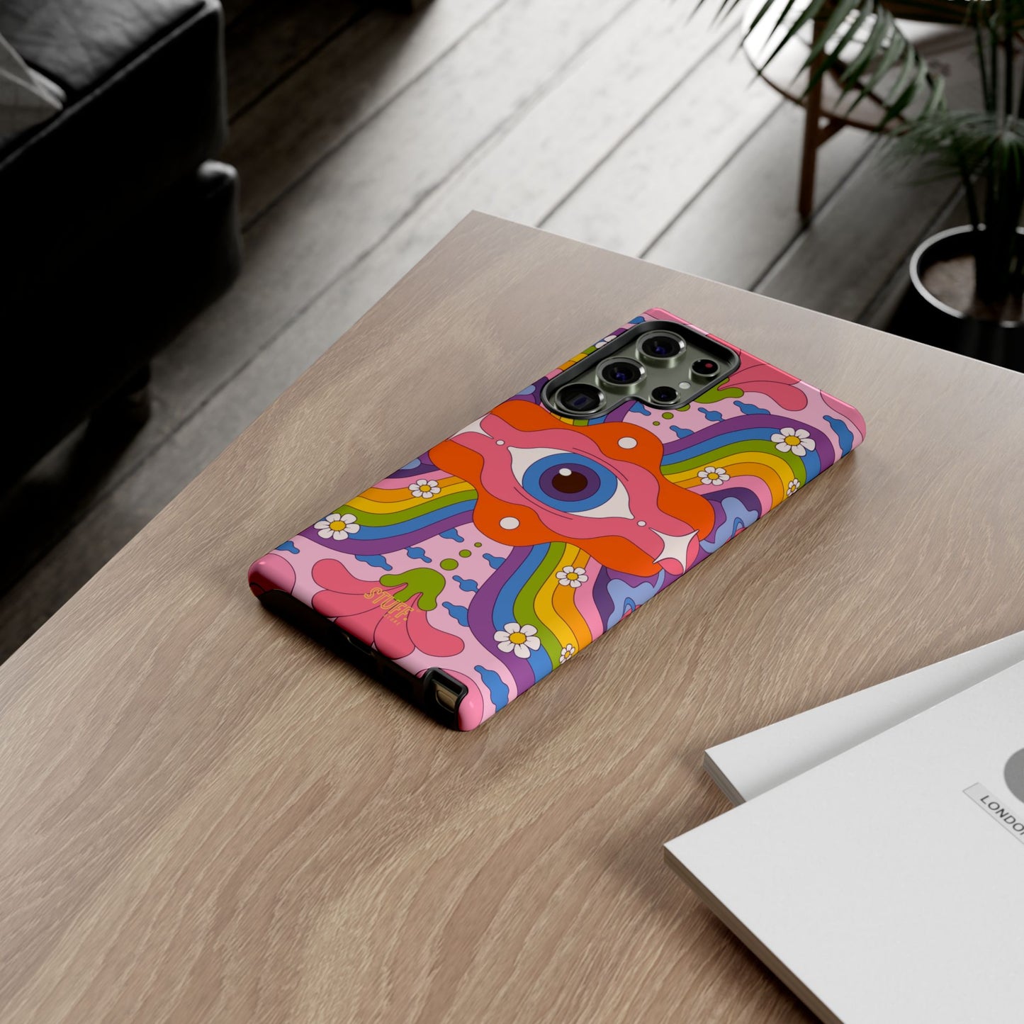Psych Case | Coque résistante double protection avec Design Psychédélique coloré