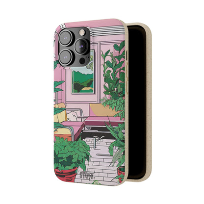 Plant Pop Case | Coque biodégradable en bambou et bioplastique avec design coloré | Parfait pour les amoureux des plantes - Avec emballage cadeau