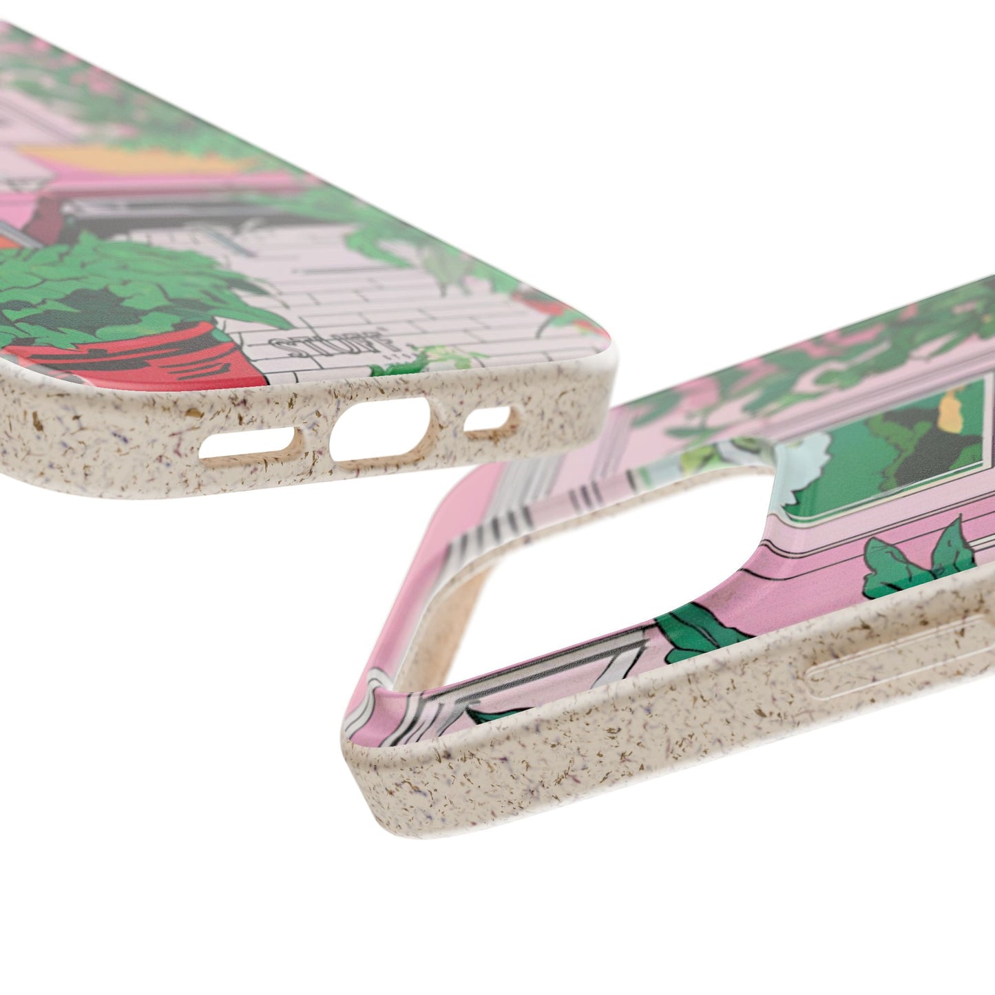 Plant Pop Case | Coque biodégradable en bambou et bioplastique avec design coloré | Parfait pour les amoureux des plantes - Avec emballage cadeau