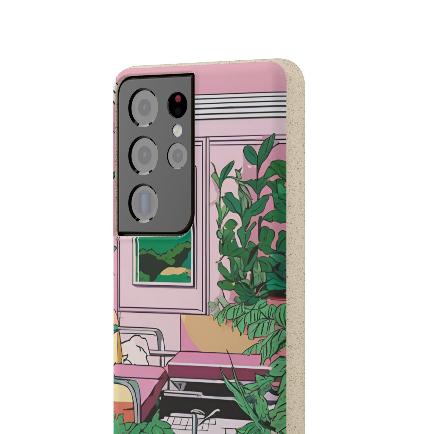 Plant Pop Case | Coque biodégradable en bambou et bioplastique avec design coloré | Parfait pour les amoureux des plantes - Avec emballage cadeau