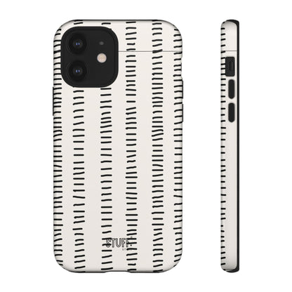 Striped Case | Coque résistante double protection antichoc - Design Minimaliste