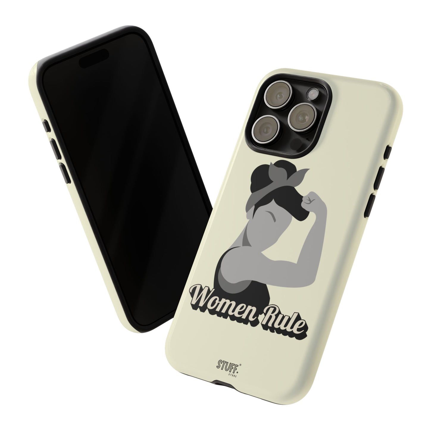 Women Rule Case | Coque résistante double protection avec Design Féministe inspirant