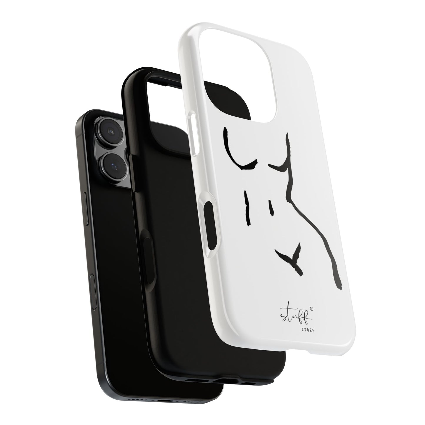 The Curve Case | Resistant double protection shell with Minimalist Design by Women