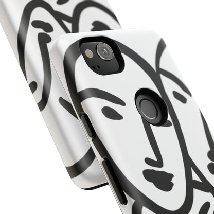Les Trois Visages | Coque résistante double protection — inspiration Matisse