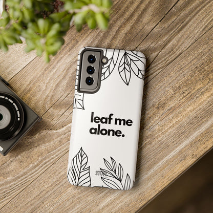Leaf Me Case | Coque résistante double protection avec design minimaliste