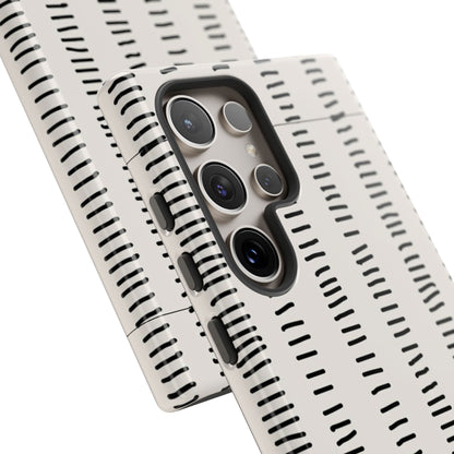 Striped Case | Coque résistante double protection antichoc - Design Minimaliste