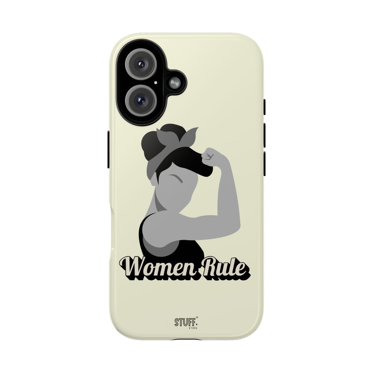 Women Rule Case | Coque résistante double protection avec Design Féministe inspirant