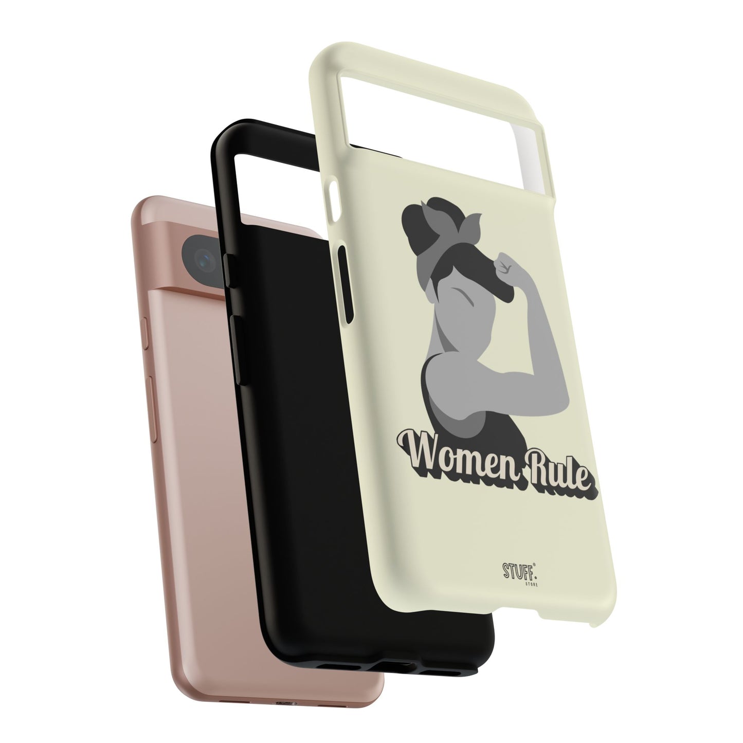 Women Rule Case | Coque résistante double protection avec Design Féministe inspirant