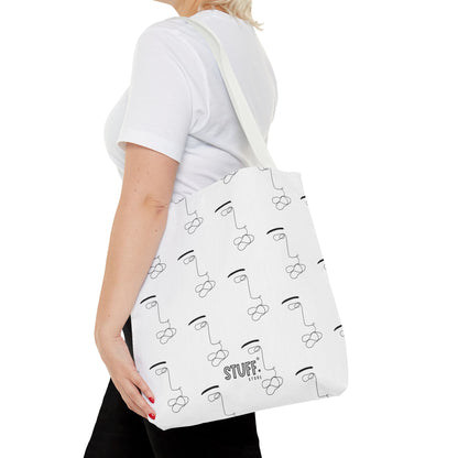 He’s Art Tote Bag | Sac cabas résistant et durable avec design one-line
