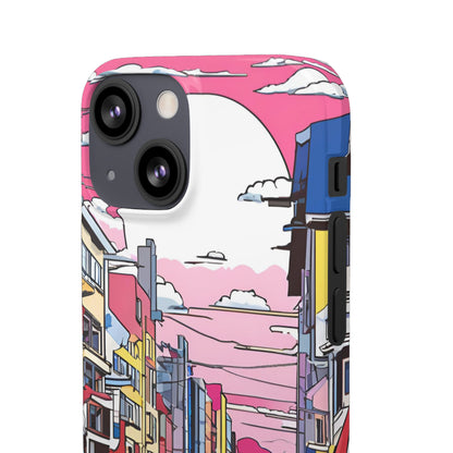 Pop Art Sunset | Coque snap légère et résistante inspiration Lichtenstein