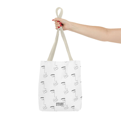 He’s Art Tote Bag | Sac cabas résistant et durable avec design one-line