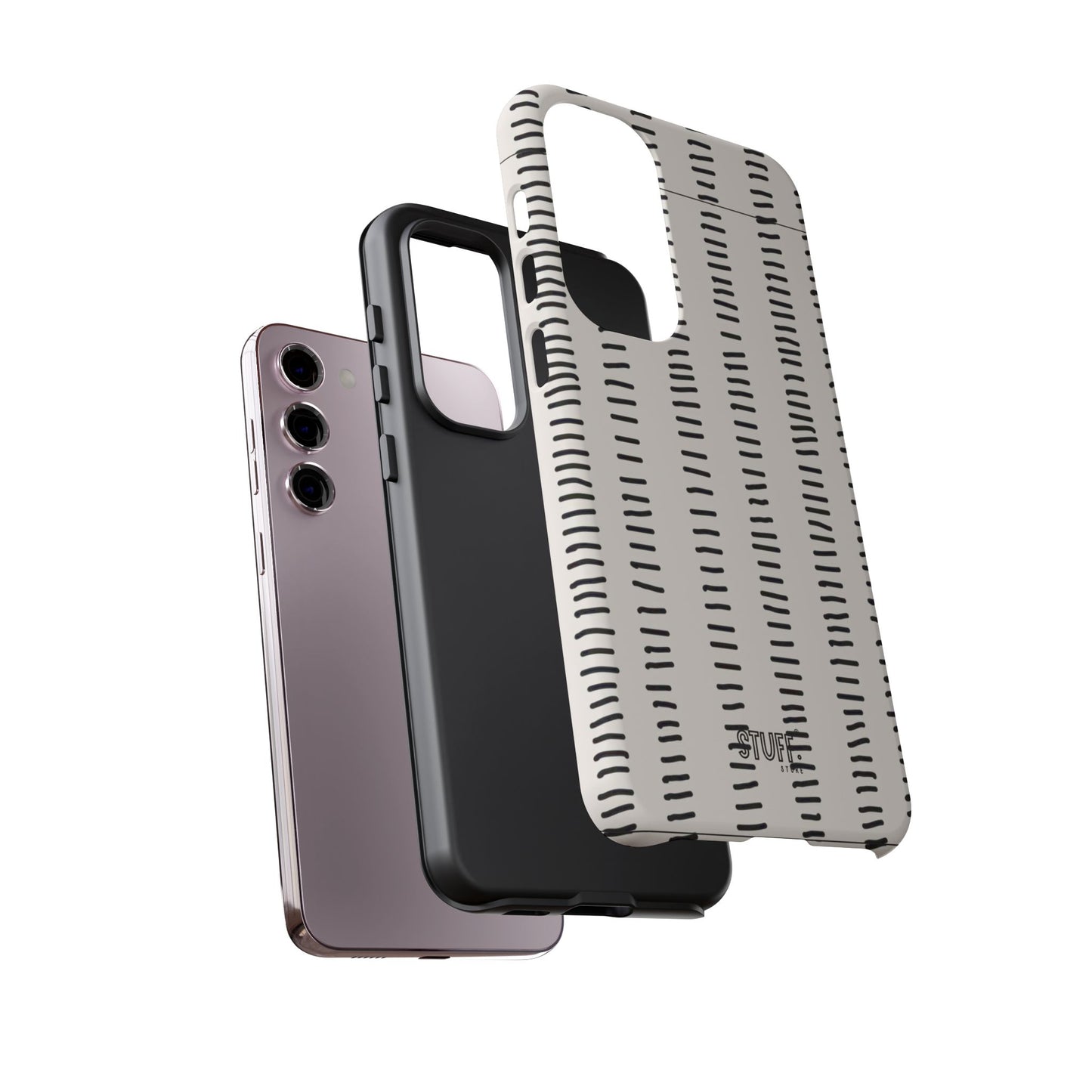 Striped Case | Coque résistante double protection antichoc - Design Minimaliste