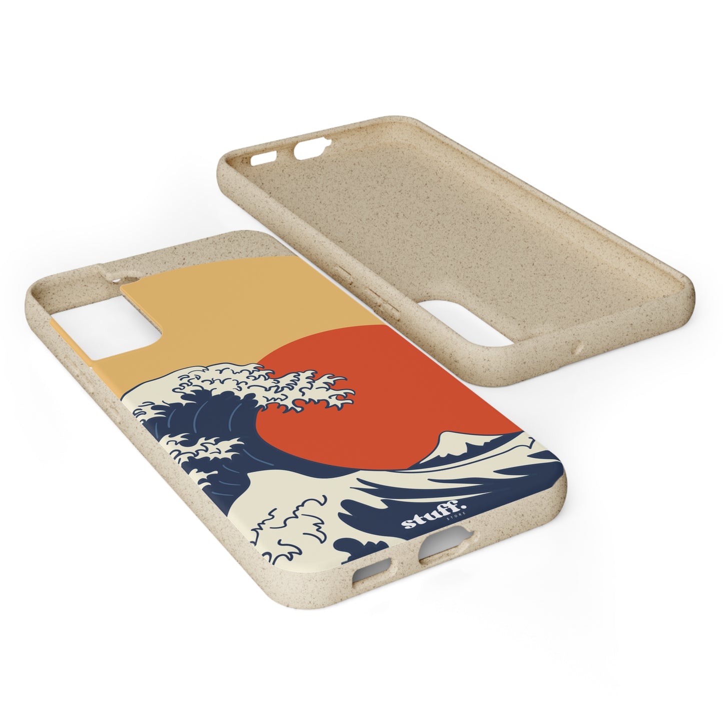 La Grande Vague | biodegradable shell in bamboo and bioplastic - inspired by Japanese art