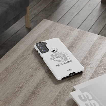Chillin' Case | Coque résistante double protection avec phrase drôle