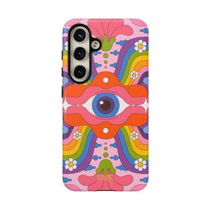 Psych Case | Coque résistante double protection avec Design Psychédélique coloré