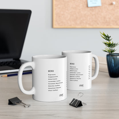 Menu Cup | Mug en céramique 330ml / 440ml